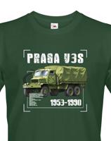 Pánské tričko s potiskem Praga V3S - ideální dárek pro milovníky vojenské techniky
