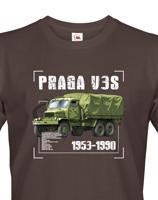 Pánské tričko s potiskem Praga V3S - ideální dárek pro milovníky vojenské techniky