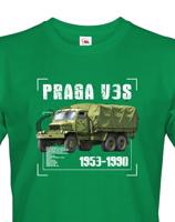 Pánské tričko s potiskem Praga V3S - ideální dárek pro milovníky vojenské techniky