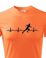 Pánské tričko s potiskem pro běžce Tep sprintera