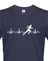 Pánské tričko s potiskem pro běžce Tep sprintera