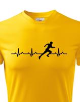 Pánské tričko s potiskem pro běžce Tep sprintera