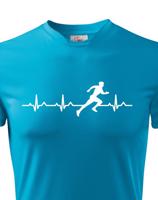 Pánské tričko s potiskem pro běžce Tep sprintera