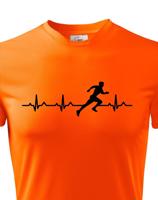 Pánské tričko s potiskem pro běžce Tep sprintera