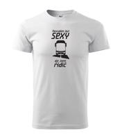 Pánské tričko s potiskem pro řidiče autobusu- Jsem sexy řidič