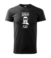 Pánské tričko s potiskem pro řidiče kamionu - Jsem sexy řidič