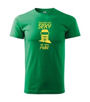 Pánské tričko s potiskem pro řidiče kamionu - Jsem sexy řidič