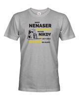 Pánské tričko s potiskem pro skladníka - Nikdy nenaser skladníka