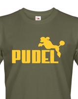 Pánské tričko s potiskem Pudel - ideální triko pro pejskaře