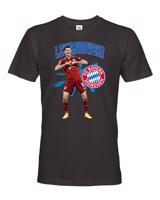 Pánské tričko s potiskem Robert Lewandowski-  pánské tričko pro milovníky fotbalu