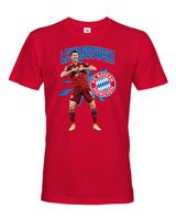 Pánské tričko s potiskem Robert Lewandowski-  pánské tričko pro milovníky fotbalu