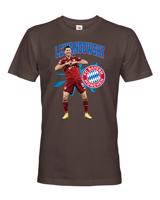 Pánské tričko s potiskem Robert Lewandowski-  pánské tričko pro milovníky fotbalu