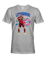 Pánské tričko s potiskem Robert Lewandowski-  pánské tričko pro milovníky fotbalu