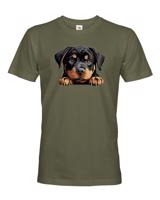 Pánské tričko s potiskem Rotvajler -  tričko pro milovníky psů