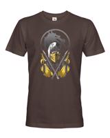 Pánské tričko s potiskem Scorpion Mortal Kombat - dárek pro fanoušky hry Mortal Kombat