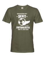 Pánské tričko s potiskem Sexy fotbalista