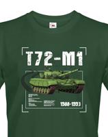 Pánské tričko s potiskem T72-M1 - ideální dárek pro milovníky vojenské techniky