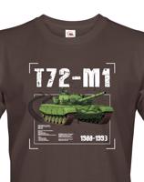Pánské tričko s potiskem T72-M1 - ideální dárek pro milovníky vojenské techniky