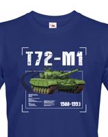 Pánské tričko s potiskem T72-M1 - ideální dárek pro milovníky vojenské techniky