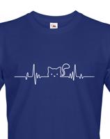 Pánské tričko s potiskem Tep kočky - skvělý dárek