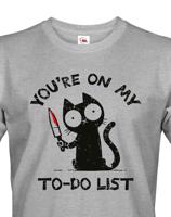 Pánské tričko s potiskem To-do list - vtipný dárek