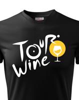 Pánské tričko s potiskem Tour wine - tričko pro milovníky vína