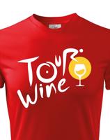 Pánské tričko s potiskem Tour wine - tričko pro milovníky vína