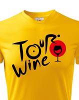 Pánské tričko s potiskem Tour wine - tričko pro milovníky vína