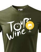 Pánské tričko s potiskem Tour wine - tričko pro milovníky vína
