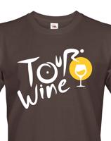 Pánské tričko s potiskem Tour wine - tričko pro milovníky vína