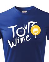 Pánské tričko s potiskem Tour wine - tričko pro milovníky vína