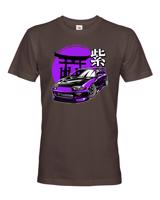 Pánské tričko s potiskem Toyota Purple Supra  -  tričko pro milovníky aut