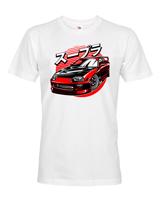 Pánské tričko s potiskem Toyota Red Supra -  tričko pro milovníky aut