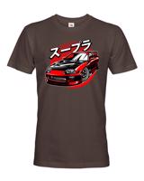 Pánské tričko s potiskem Toyota Red Supra -  tričko pro milovníky aut