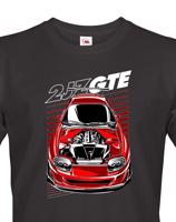 Pánské tričko s potiskem Toyota Supra 2JZ GTE - ideální dárek pro muže