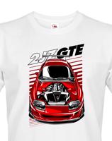 Pánské tričko s potiskem Toyota Supra 2JZ GTE - ideální dárek pro muže