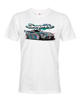 Pánské tričko s potiskem Toyota Supra MK5 HKS  -  tričko pro milovníky aut