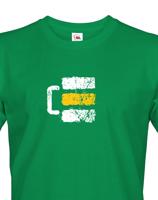 Pánské tričko s potiskem turistické pivní značky - ideální turistické tričko pro pivaře