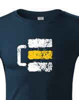 Pánské tričko s potiskem turistické pivní značky - ideální turistické tričko pro pivaře