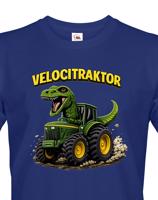 Pánské tričko s potiskem Velocitraktor - vtipný dárek