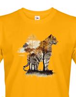 Pánské tričko s potiskem zvířat - Tygr