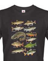Pánské tričko s rybami
