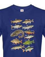 Pánské tričko s rybami