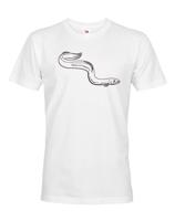 Pánské tričko s rybářským potiskem s motivem úhoře