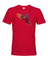 Pánské tričko s úžasným potiskem papouška - skvělý dárek na narozeniny