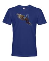 Pánské tričko s úžasným potiskem papouška - skvělý dárek na narozeniny