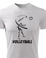 Pánské tričko s Volejbalovým motivem