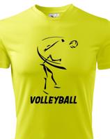 Pánské tričko s Volejbalovým motivem