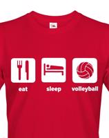 Pánské tričko s Volejbalovým motivem
