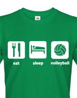 Pánské tričko s Volejbalovým motivem